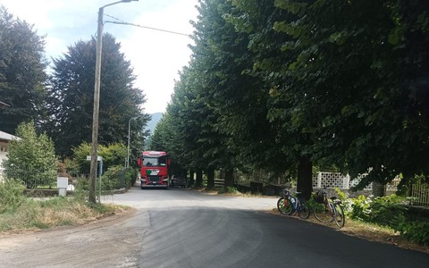 Via Monte Granero dove verrebbero abbattuti i tigli