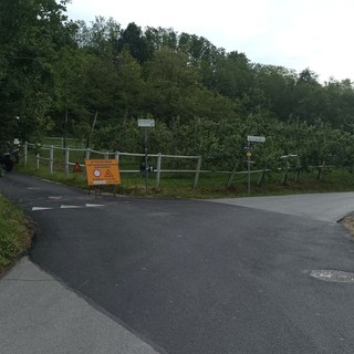 Asfalto nuovo in strada Rivà: stop al traffico sulla salita tra Luserna San Giovanni e Bricherasio