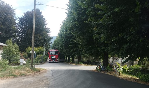Via Monte Granero dove verrebbero abbattuti i tigli