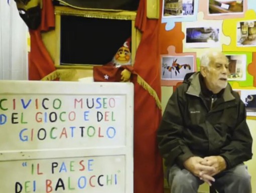 Giovanni Peyrot nel Museo del Gioco e del Giocattolo 2019