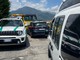Il posto di blocco con i carabinieri Il posto di blocco con i carabinieri
