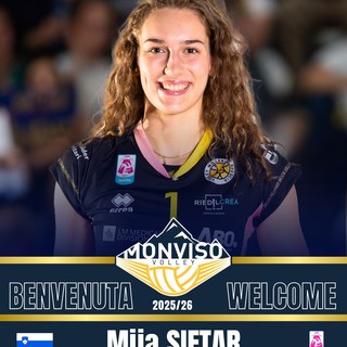 Il nuovo arrivo in casa Monviso Volley