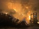 In fiamme un cascinale in via Bagnolo a Cavour