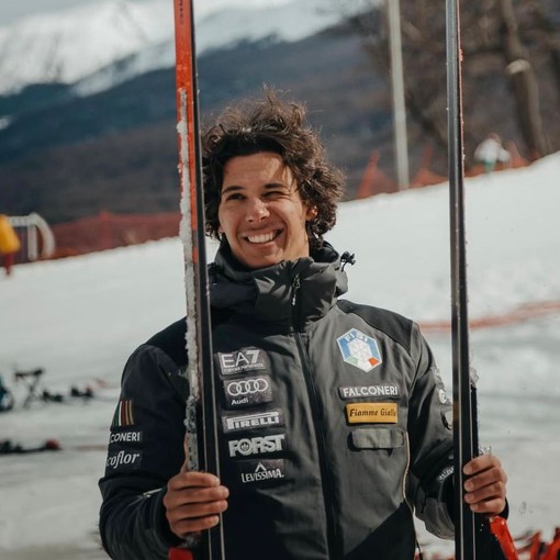 Lo sciatore Matteo Franzoso Lo sciatore Matteo Franzoso