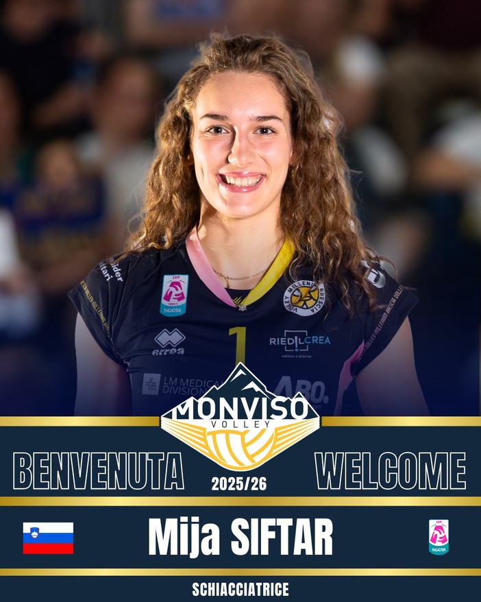 Il nuovo arrivo in casa Monviso Volley