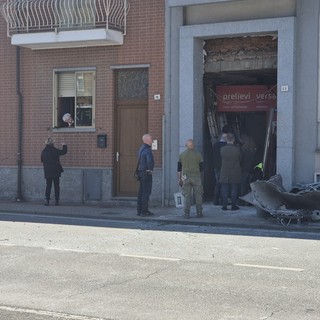 Colpo con la ‘marmotta’ al bancomat Unicredit di None