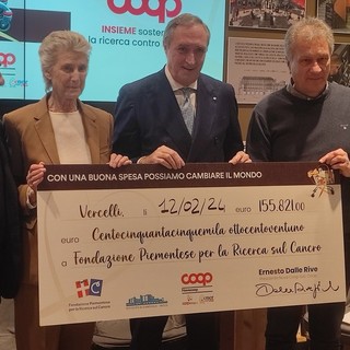 Novacoop a fianco di Candiolo contro il tumore al seno: raccolti 155 mila euro