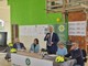 Il presidente Luca Ferrua in piedi