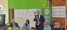 Il presidente Luca Ferrua in piedi