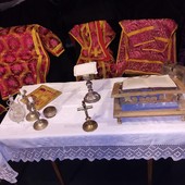 I paramenti in esposizione