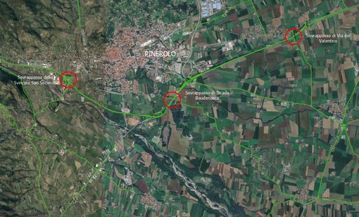 Cavalcavia dello svincolo San Secondo di Pinerolo: lunedì 21 iniziano i lavori