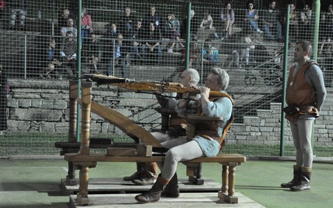 Balestrieri in postazione