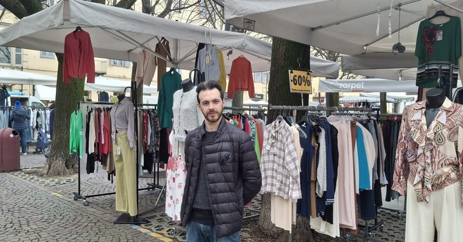 Gianmarco Geti al mercato