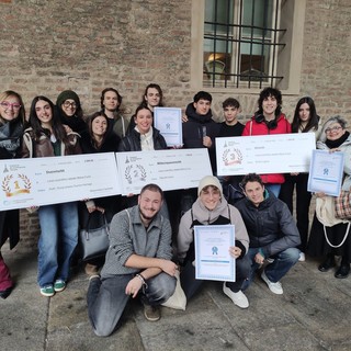 I ragazzi e gli insegnanti del Curie