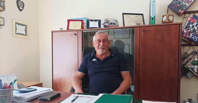 Il presidente Adriano Bortolas Il presidente Adriano Bortolas