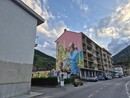 Il murale che verrà inaugurato domani