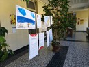 La mostra al primo piano del municipio