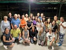 Il gruppo che lavoro alla festa multiculturale di Pomaretto
