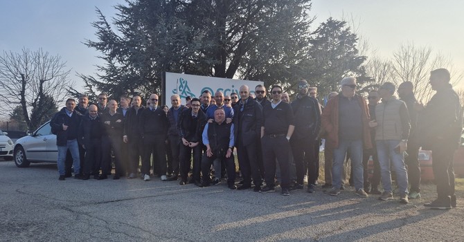 Gli autisti in sciopero