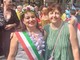Da sinistra, Lia Bianco e Silvia Lorenzino al Pride di Torino