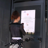 L’assessora Proietti mostra come funzionano le ciclostazioni