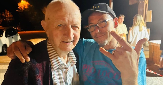 Da sinistra Italo Bernardi e Giuseppe Crisci Da sinistra Italo Bernardi e Giuseppe Crisci
