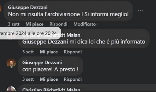 Il commento che innesca la polemica
