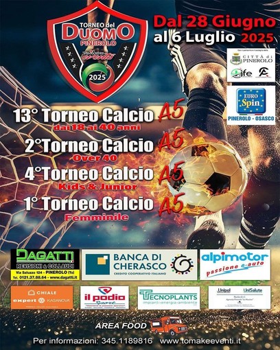 Il Torneo del Duomo 2025 riaccende Pinerolo