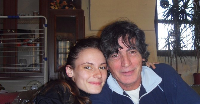 Francesca con suo papà Biagio