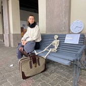 Giulia Proietti sulla ‘Panchina dell’attesa’