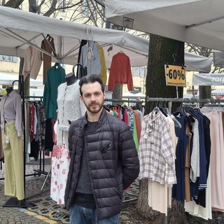 Gianmarco Geti al mercato