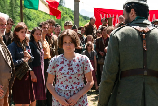 Anna Losano sul set di ‘Fuochi d’artificio’