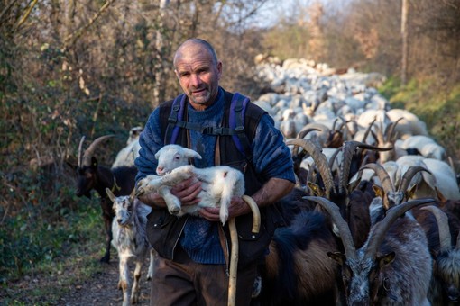 Piero Pons in uno degli scatti di Alessandro Accossato