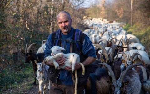 Piero Pons in uno degli scatti di Alessandro Accossato