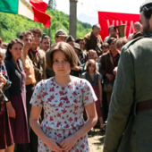 Anna Losano sul set di ‘Fuochi d’artificio’