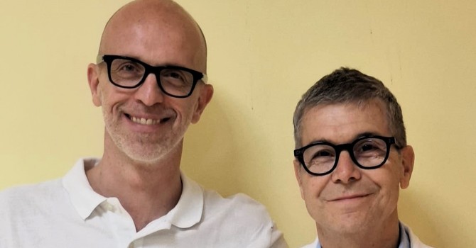 Da sinistra Sardo e De Pascale Da sinistra Sardo e De Pascale