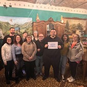 Da sinistra Roberto Manduco, Sara Mercurio, Francesca Toppino, Zaira Campioni, Maria Luisa Canale, Giuliana Salvai, Cristiano Nepote, Andrea Ibi, Lara Orso e Tiziana Pantorno