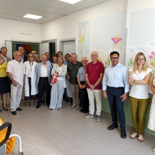 Pannelli decorativi nella stanza del fine vita al Pronto soccorso di Pinerolo