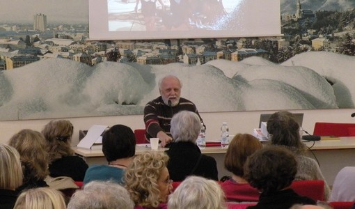 Renato Galetto, oratore in un convegno di Ama Renato Galetto, oratore in un convegno di Ama