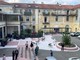 Il nuovo aspetto del cortile, visto dall’alto