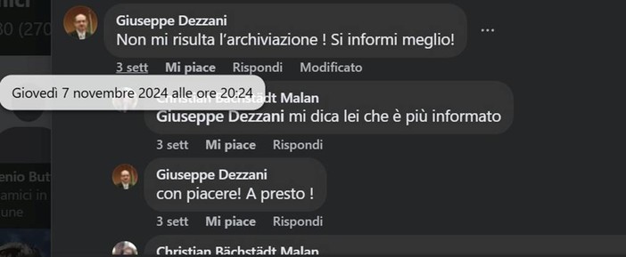 Il commento che innesca la polemica