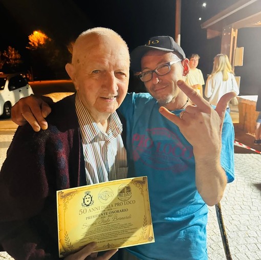 Da sinistra Italo Bernardi e Giuseppe Crisci Da sinistra Italo Bernardi e Giuseppe Crisci