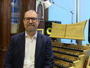 Mario Cappellin nel suo studio a Pinerolo