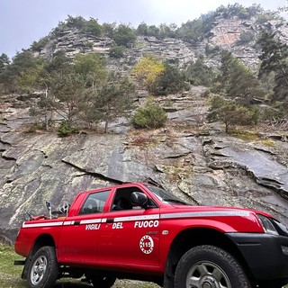Soccorsi due cani lungo la ferrata del Vallone di Bourcet
