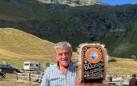 Chiaffredo Agù festeggia i 60 anni di alpeggio al Selleries