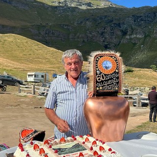 Chiaffredo Agù festeggia i 60 anni di alpeggio al Selleries