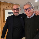 Bassetti con il sindaco Poncet Bassetti con il sindaco Poncet