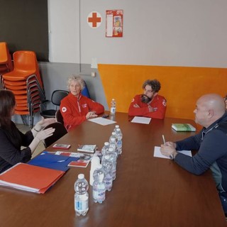 Canalis e Allisio incontrano la Croce Rossa di Torre Pellice