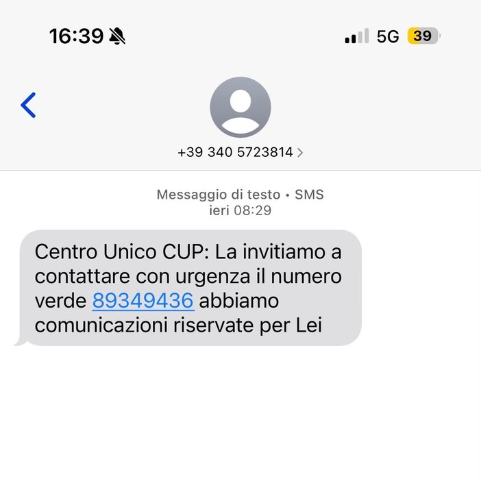 Un esempio di truffa