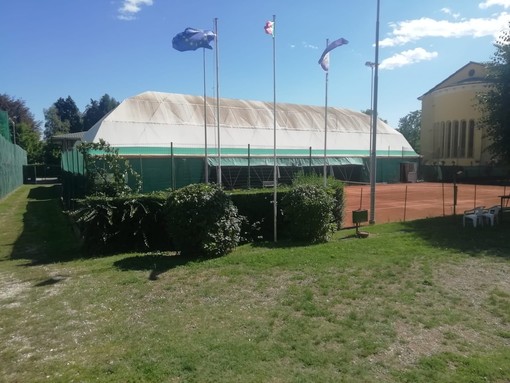 Il campo da tennis coperto di Torre Pellice